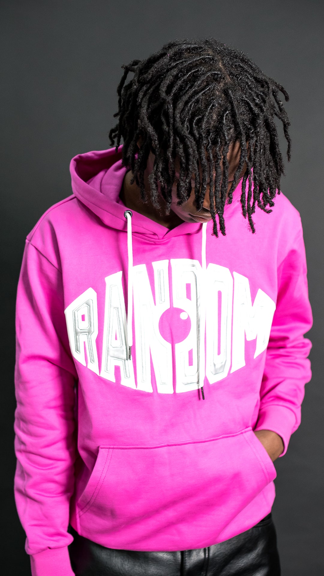 Mock 1 Fuchsia Pull Over Hoodie